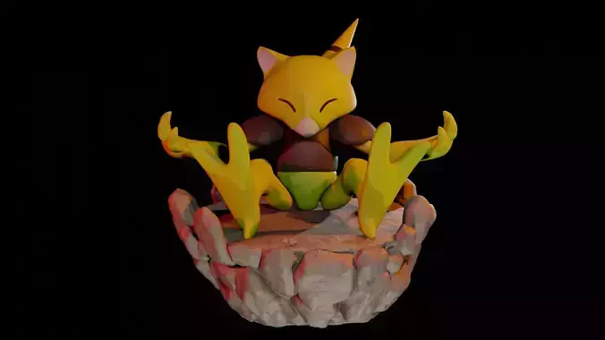 ABRA - POKEMON 3D print model