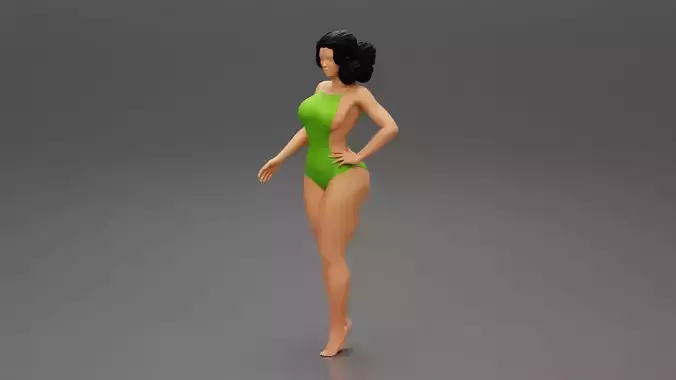 Beautiful Sexy Woman wearing Swimsuit