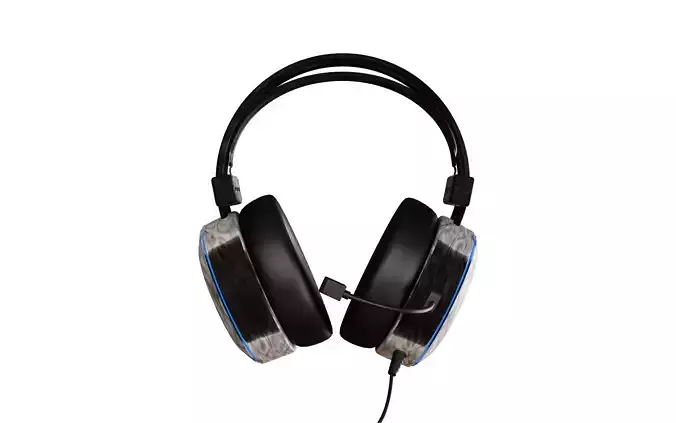 Headphones 3d rendering design for product mockup purposes
