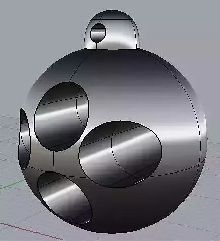 Christmas tree decor 3D print model