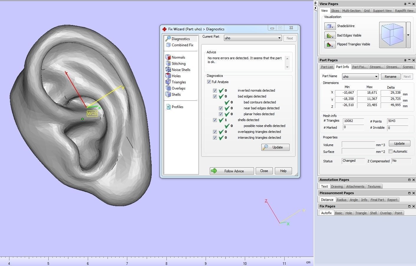 Human ear 3D print model_8