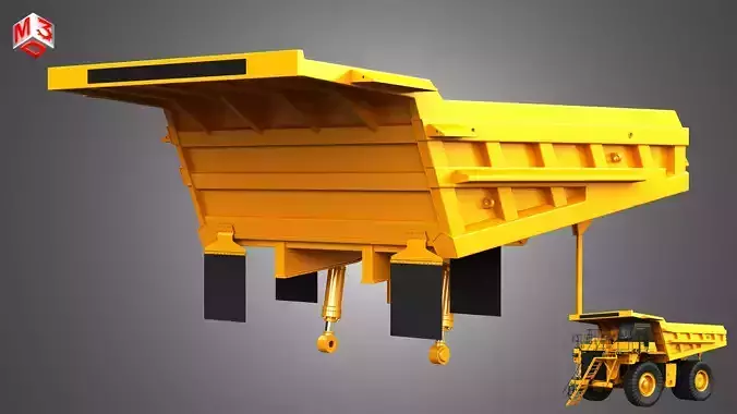 Dump Body - 785C Mining Bump Truck 3D model