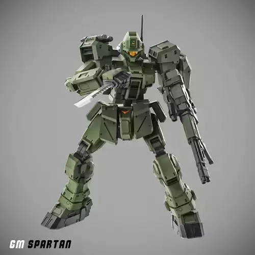 GM Spartan 3d Printable 100mm 3D print model