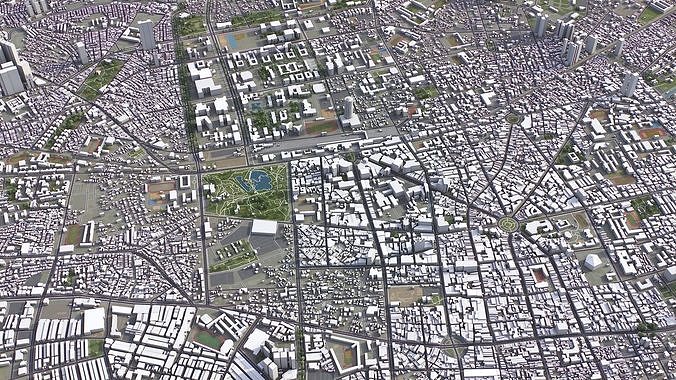 Tainan Low-poly 3D model 5