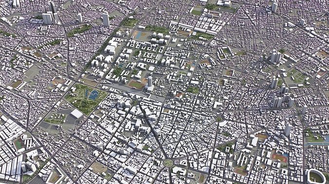 Tainan Low-poly 3D model 4