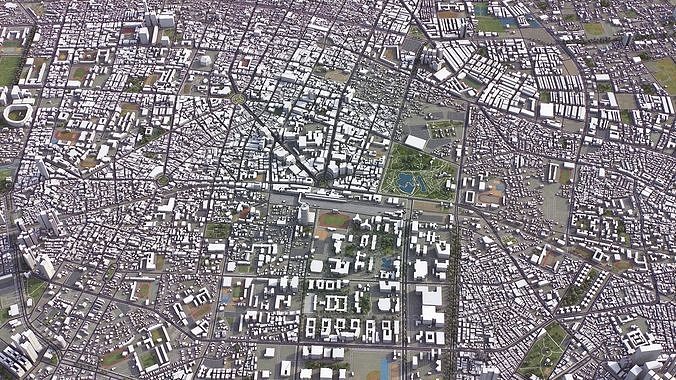 Tainan Low-poly 3D model 6