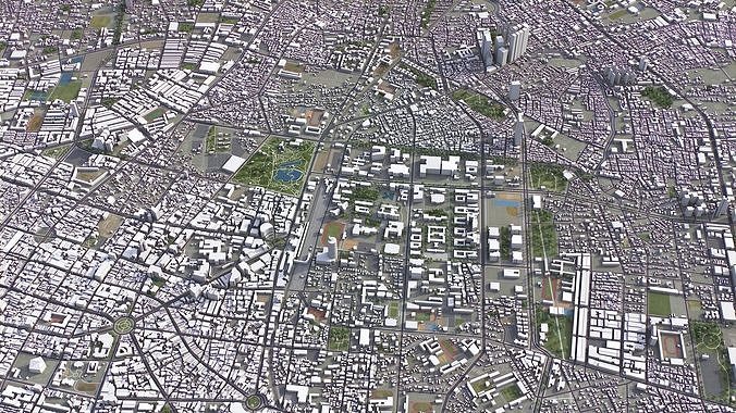 Tainan Low-poly 3D model 3