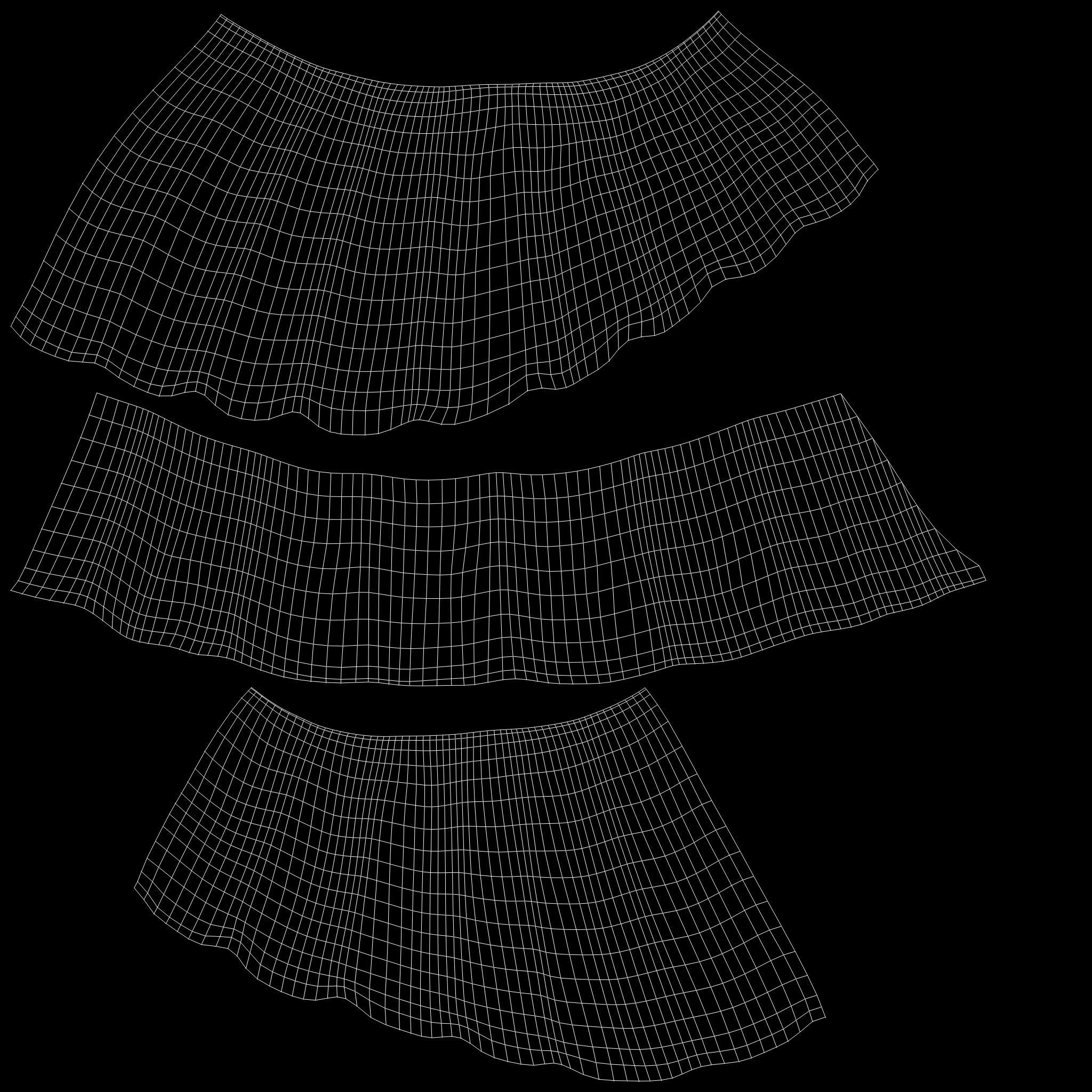 Asymmetric Layered Mini Fantasy Skirt Low-poly 3D model_13