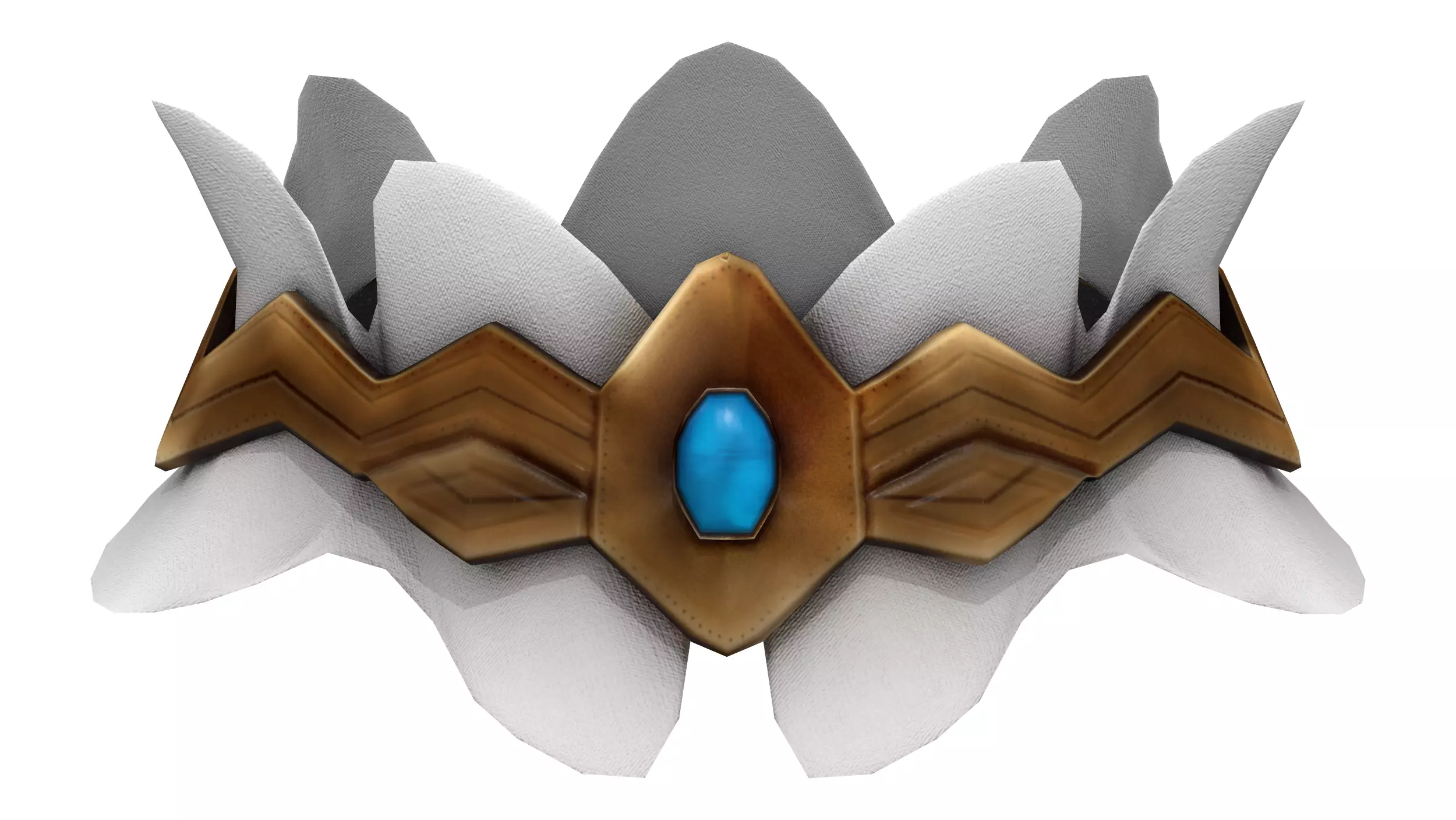 Fantasy Choker Necklace Low-poly 3D model