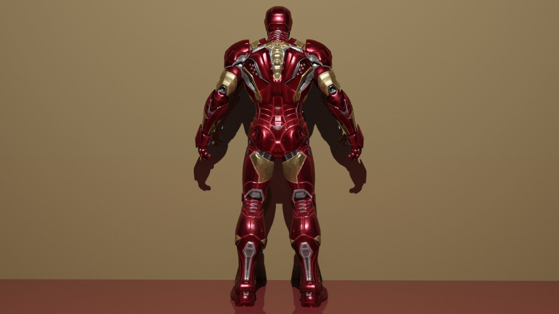 Ironman iron man 3D model_4