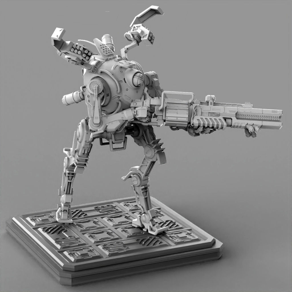 Titanfall Northstar 3DPrintable 100mm 3D print model_2