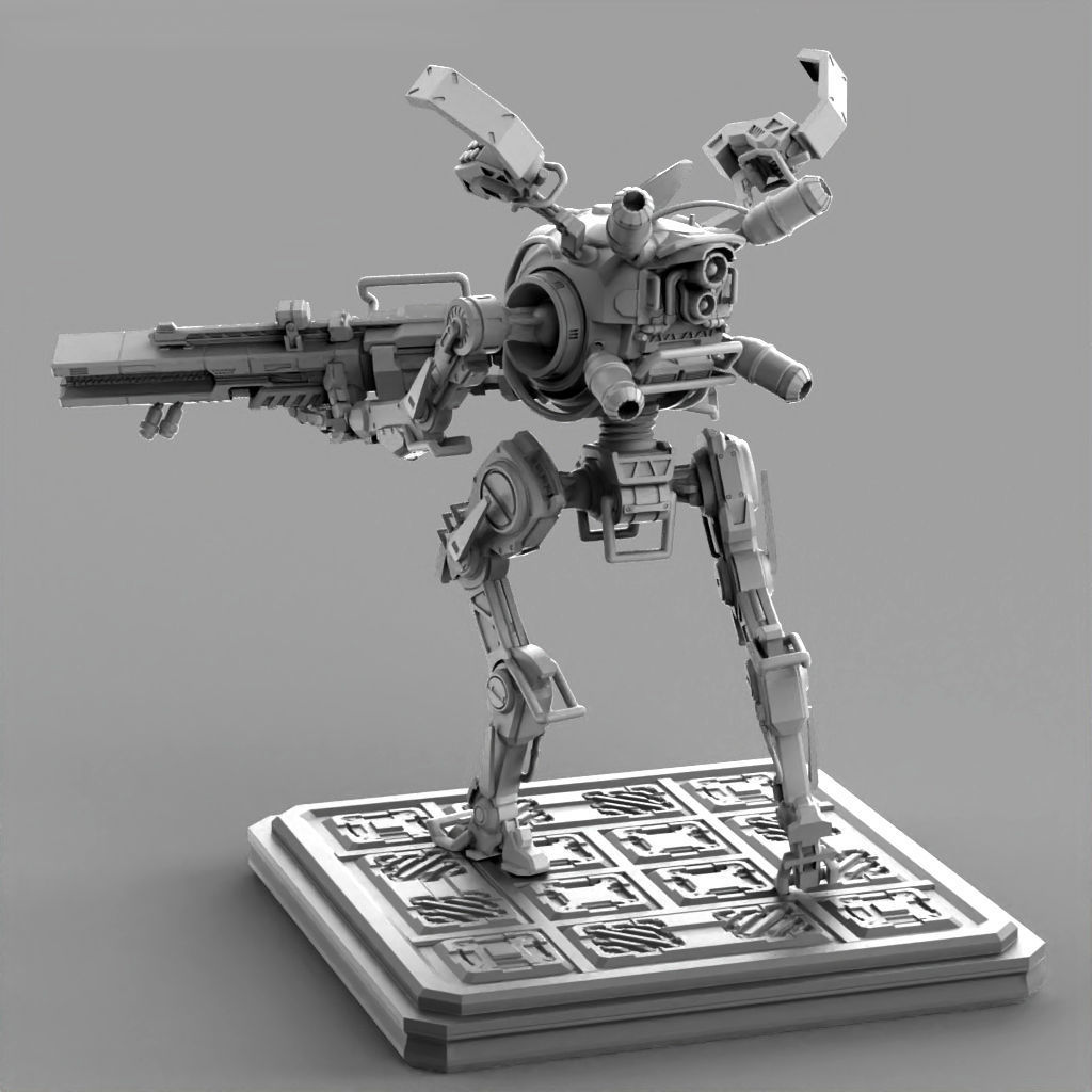 Titanfall Northstar 3DPrintable 100mm 3D print model_3