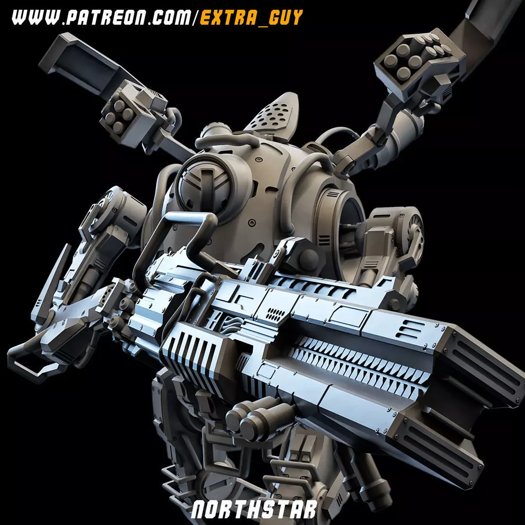 Titanfall Northstar 3DPrintable 100mm 3D print model_0