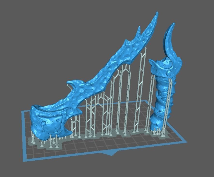 Brute weapons collection 3d print _12