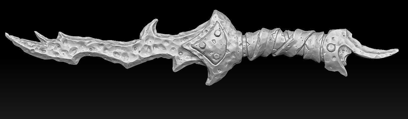 Brute weapons collection 3d print _13