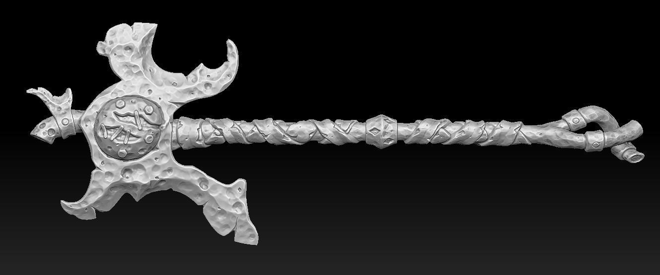 Brute weapons collection 3d print _5