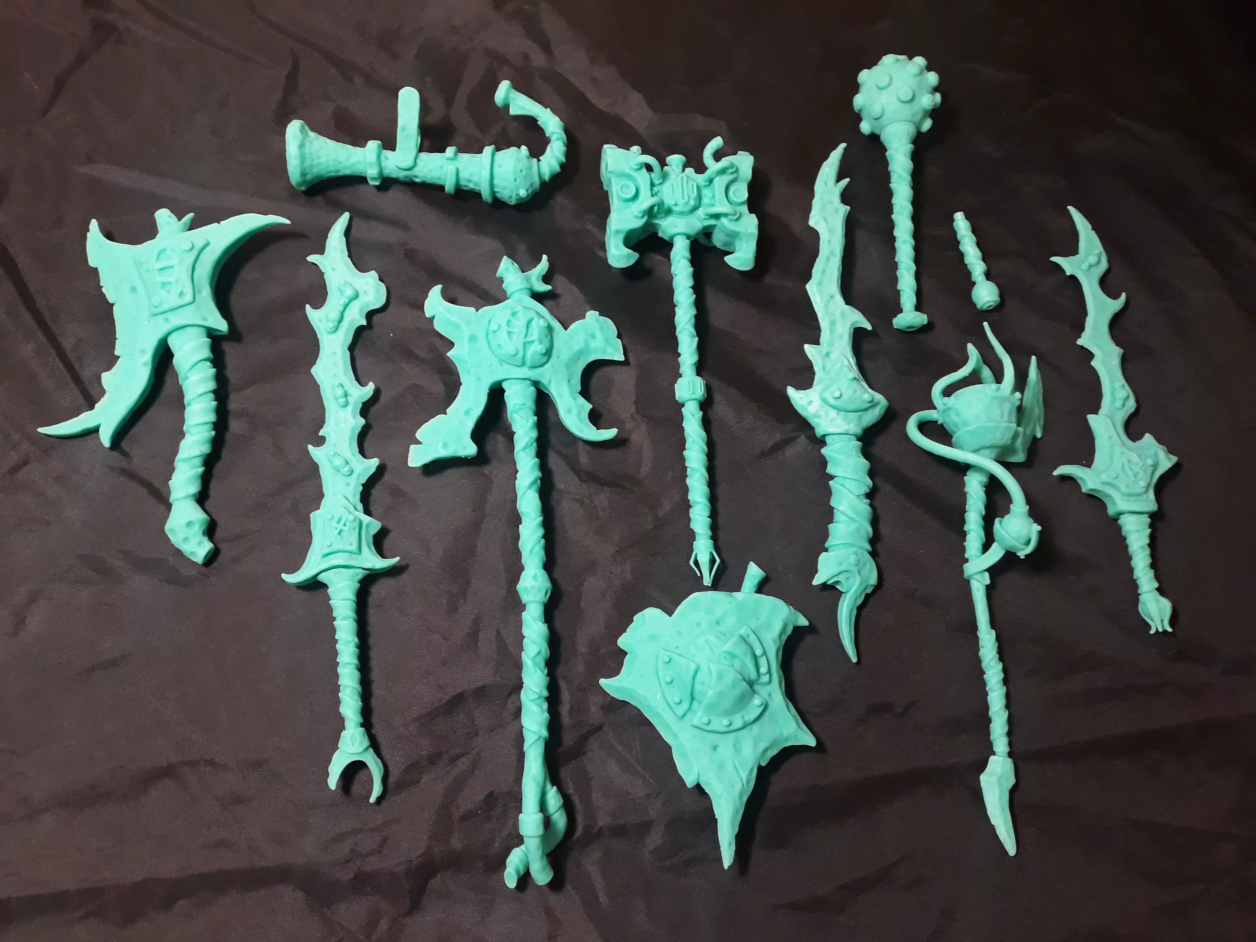 Brute weapons collection 3d print _0