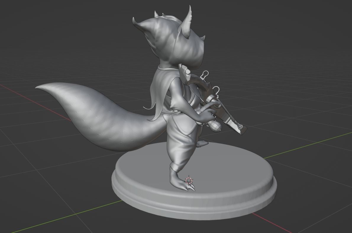 Hoodwink Printable from Dota2 3D print model_7