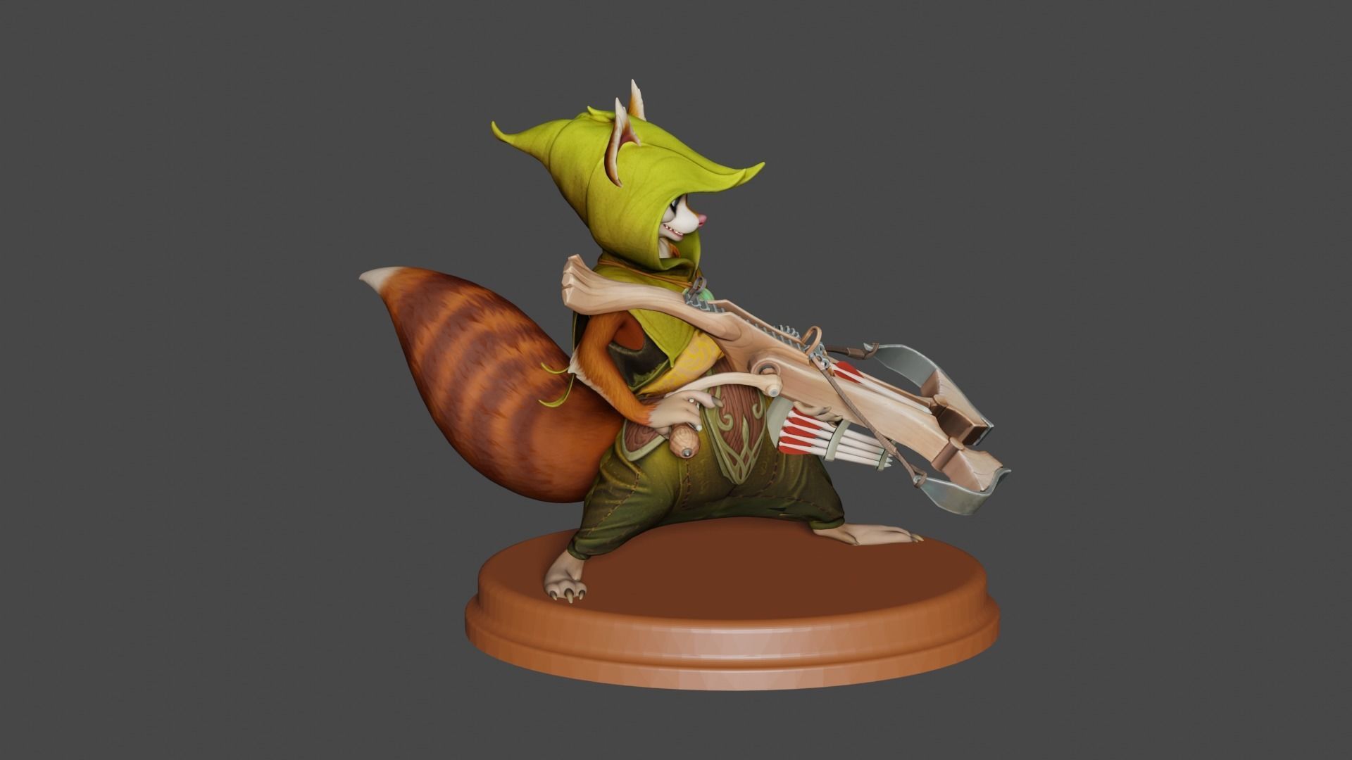 Hoodwink Printable from Dota2 3D print model_2