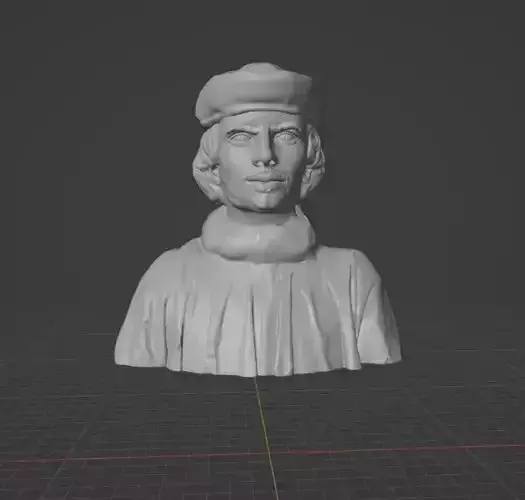 Johannes Vermeer 3D print model