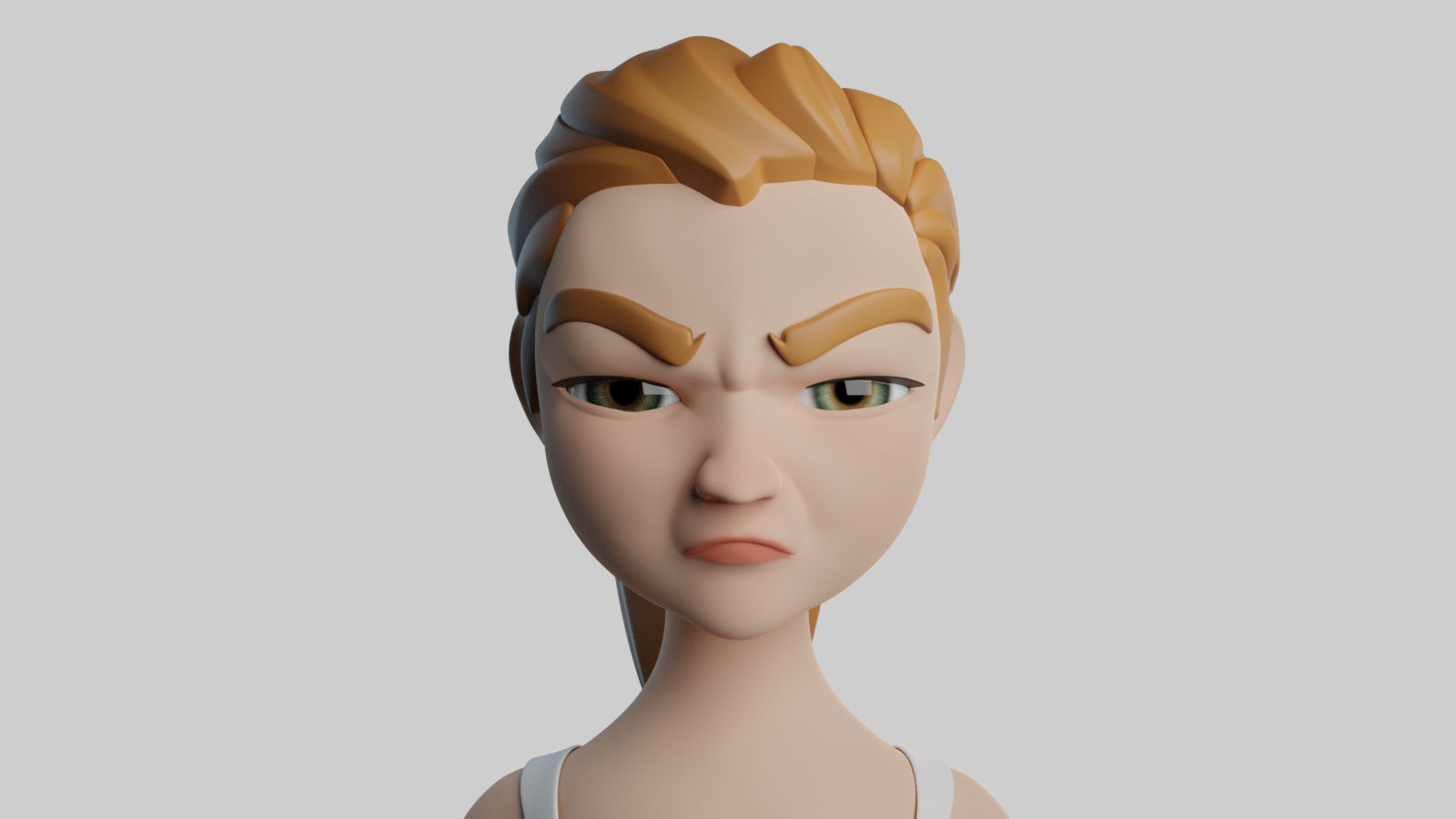 Alice - 3D Stylized Character Low-poly 3D model_5