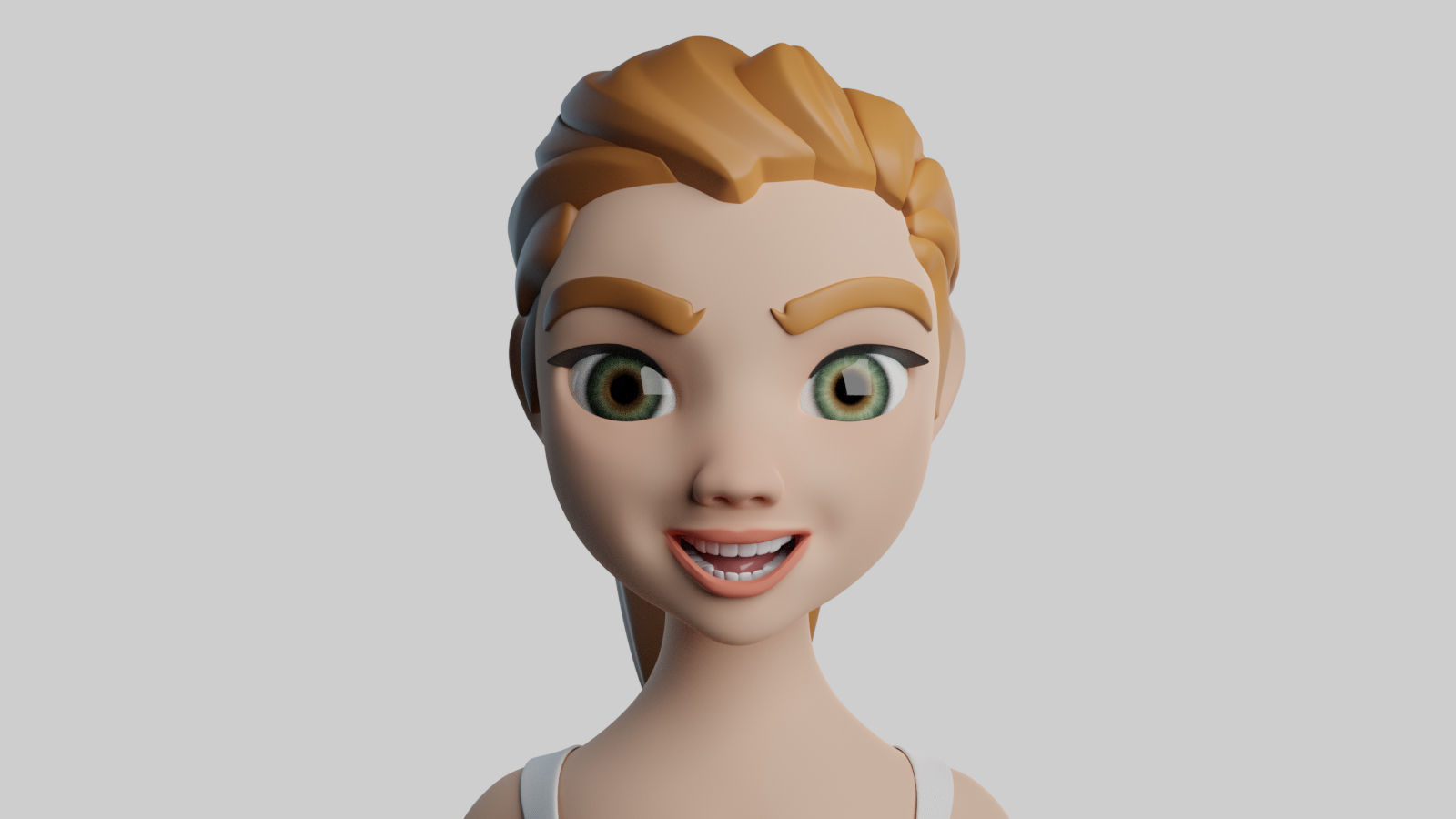 Alice - 3D Stylized Character Low-poly 3D model_4