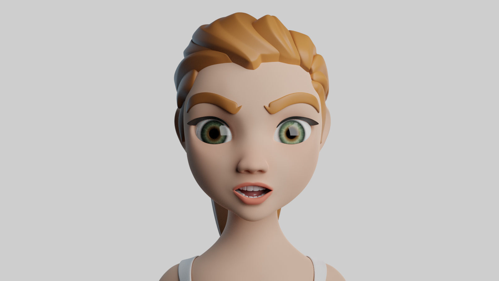 Alice - 3D Stylized Character Low-poly 3D model_3