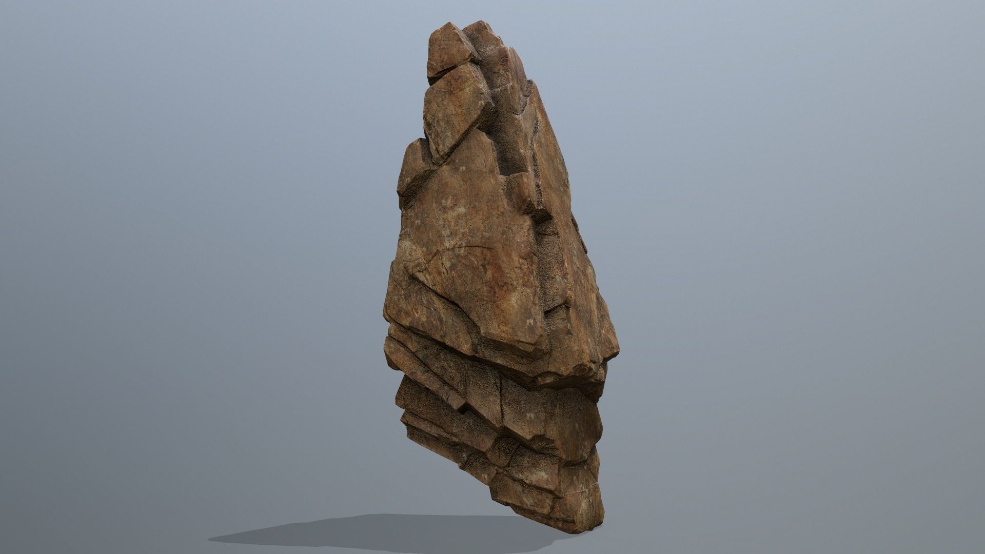 desert rocks Low-poly 3D model_14