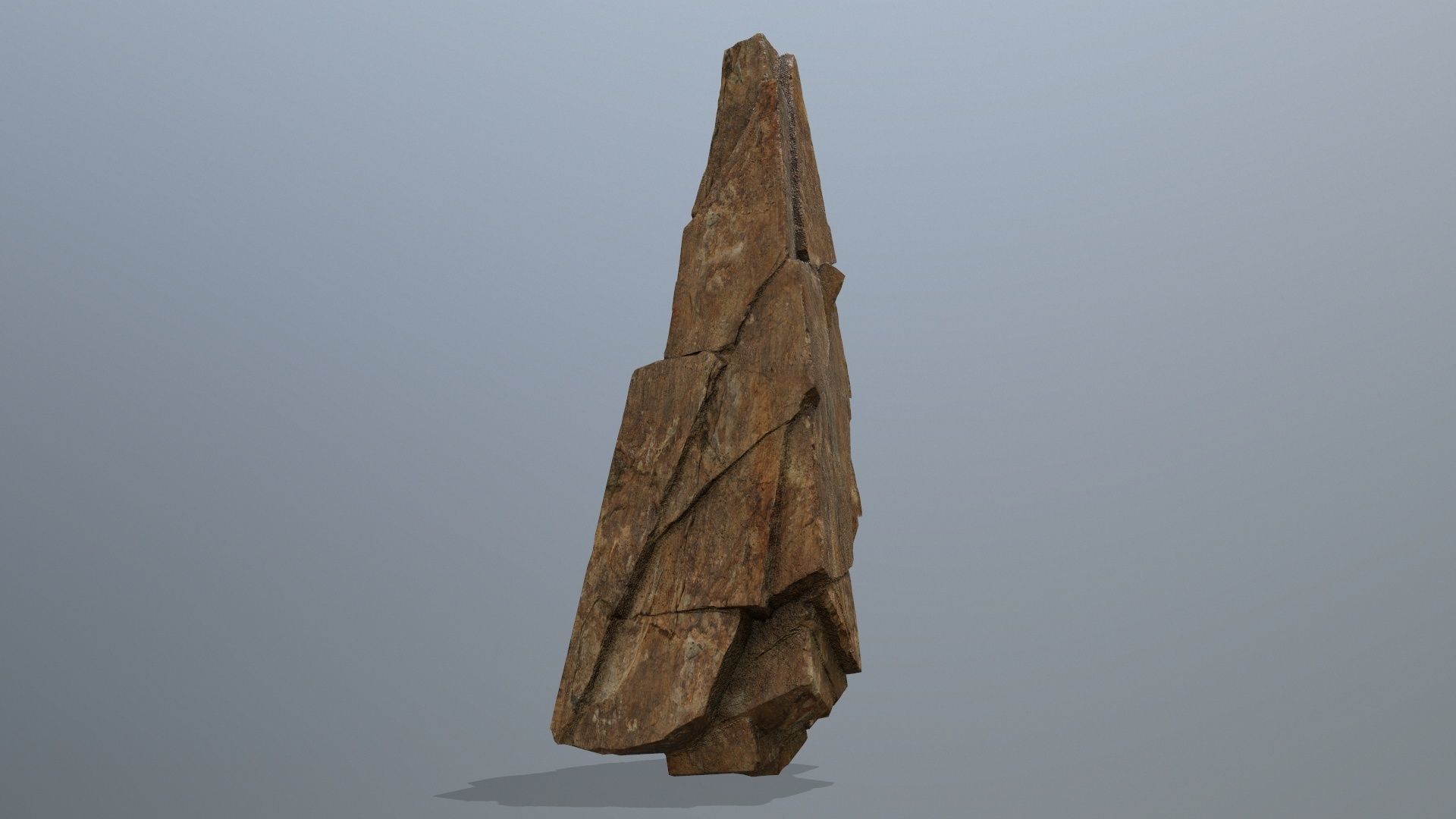 desert rocks Low-poly 3D model_12