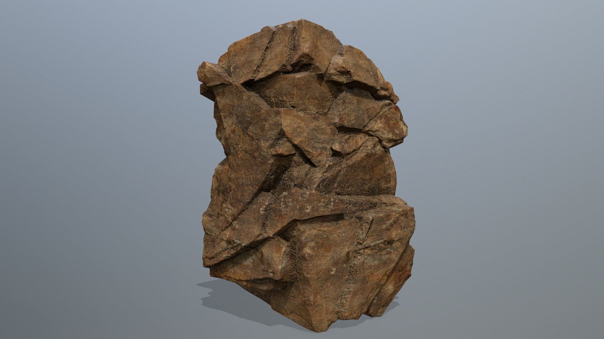 desert rocks Low-poly 3D model_15