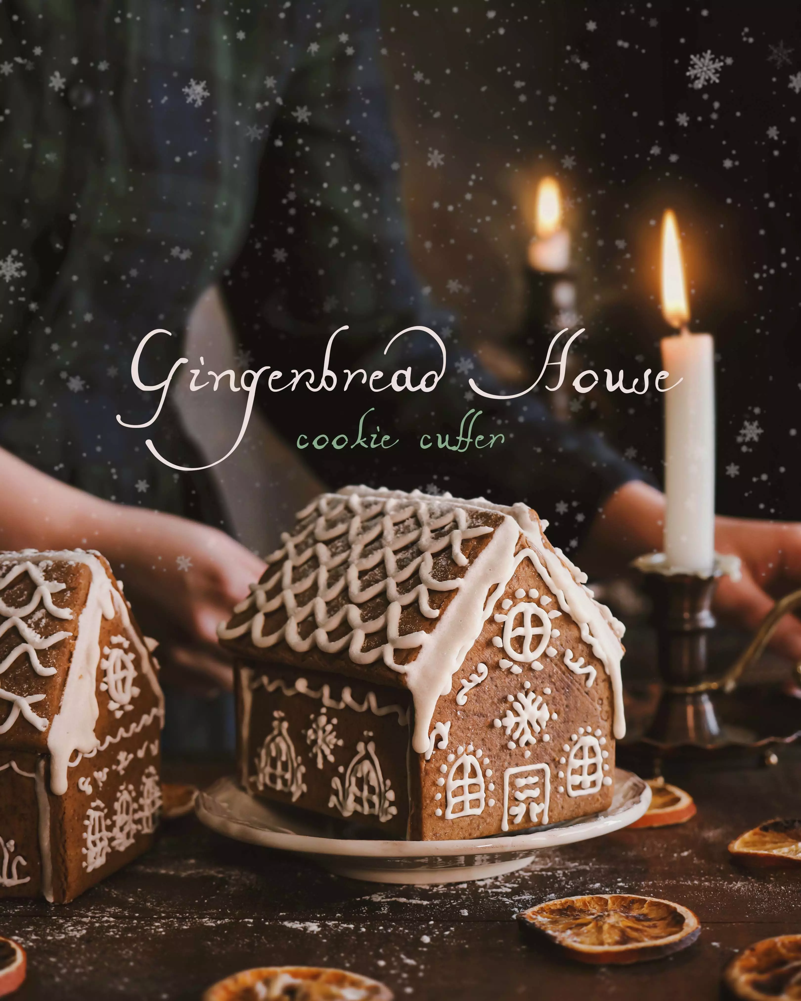 GINGERBREAD HOUSE CUTTER - CHRISTMAS COOKIE STAMP 3D print model_0