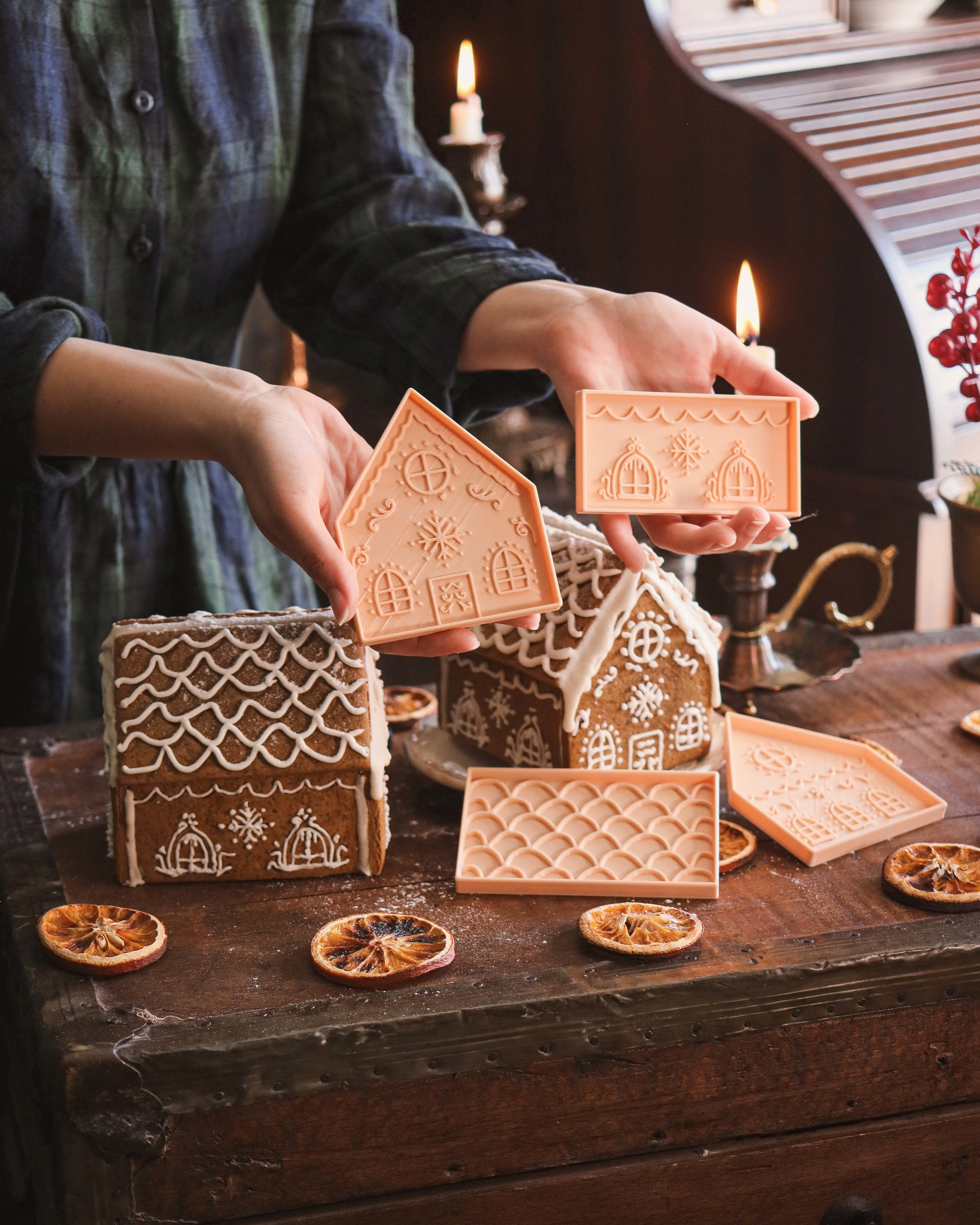 GINGERBREAD HOUSE CUTTER - CHRISTMAS COOKIE STAMP 3D print model_21