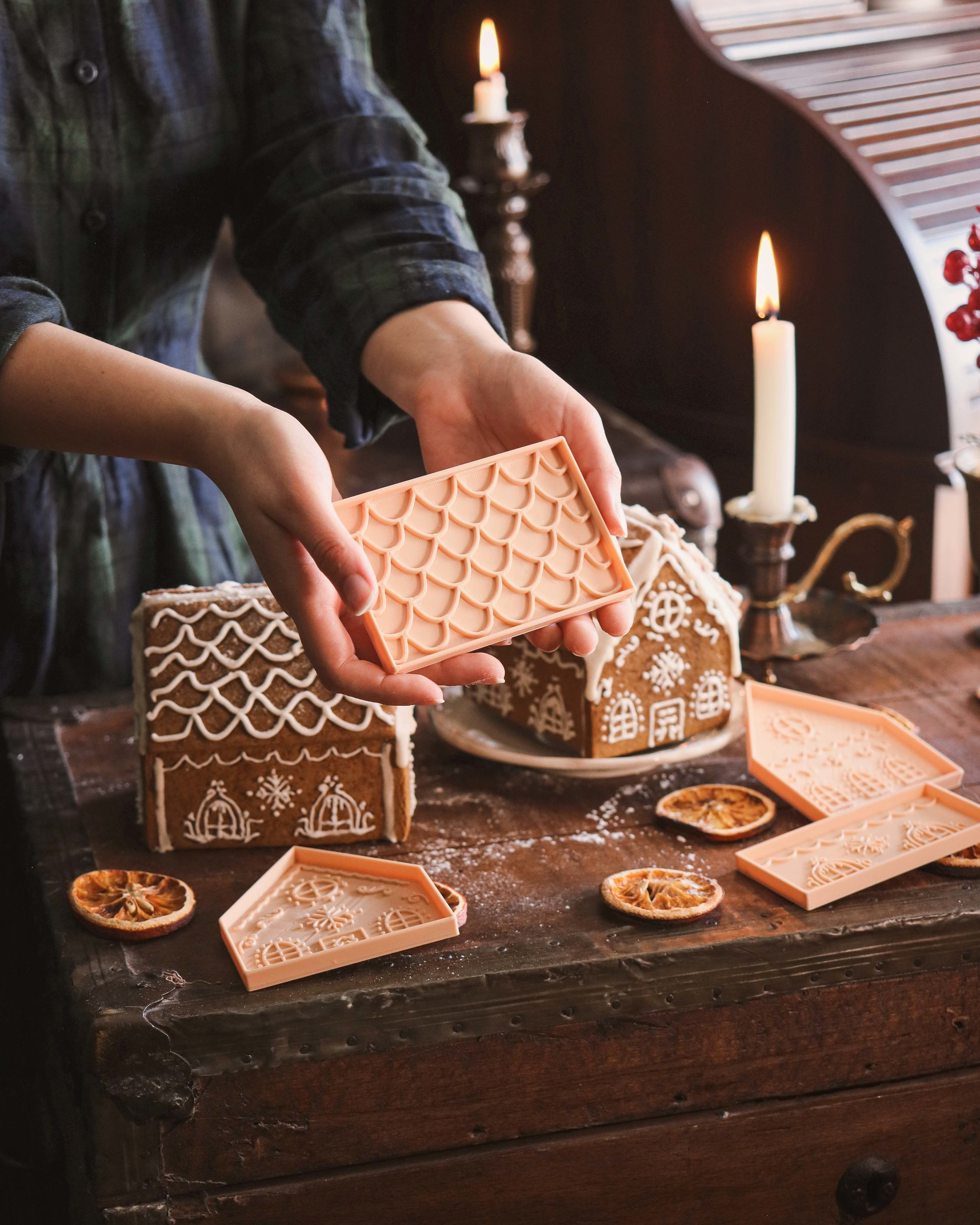 GINGERBREAD HOUSE CUTTER - CHRISTMAS COOKIE STAMP 3D print model_19