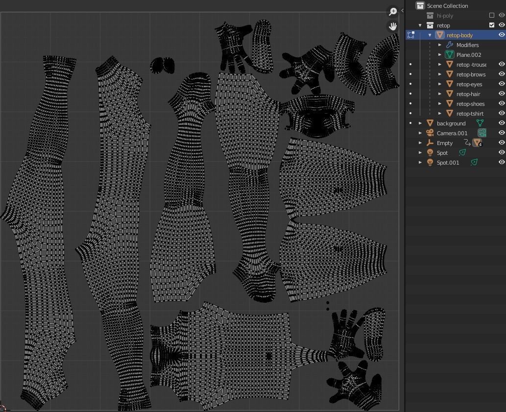  3D Stylized Character model Edward Free low-poly 3D model_7