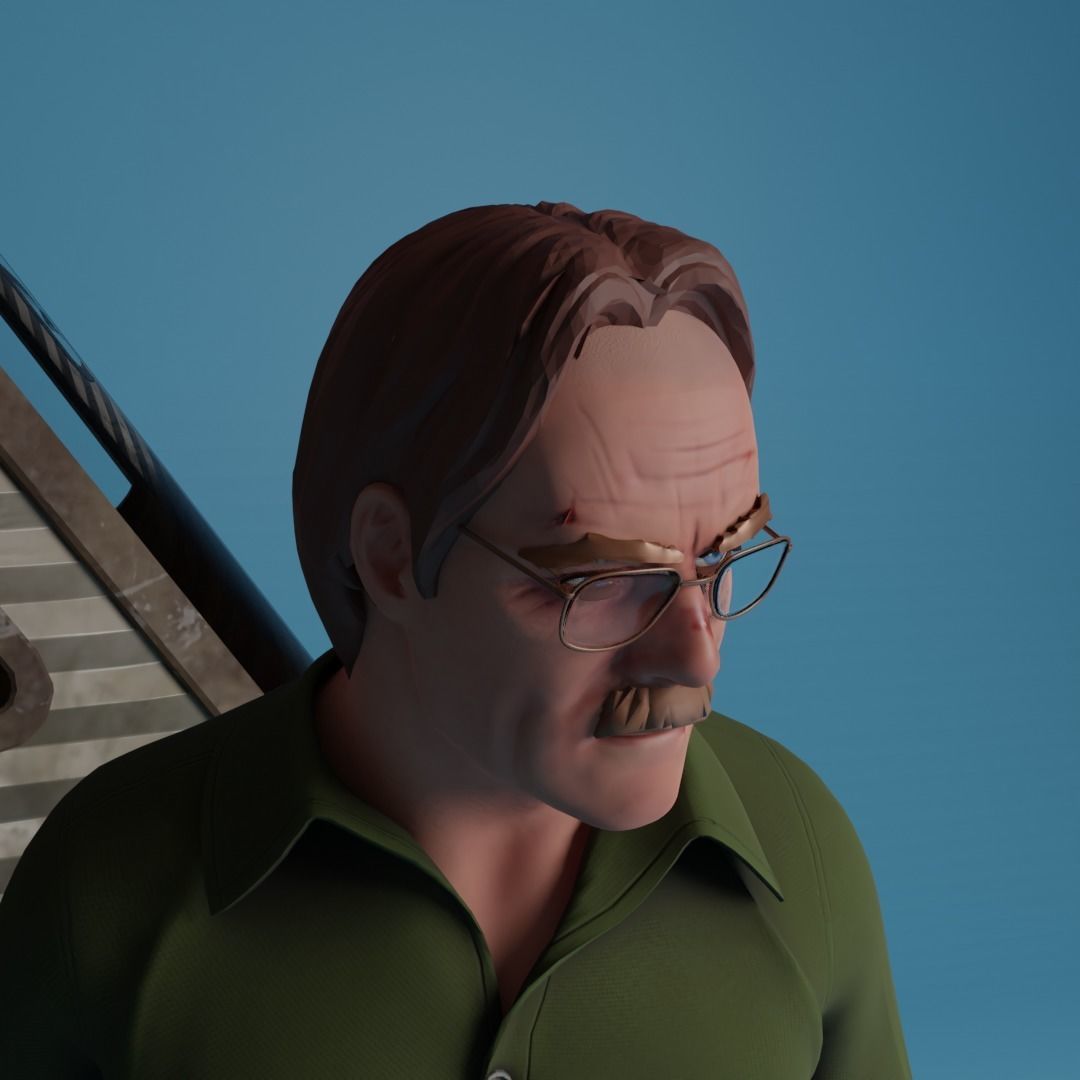 Walter White Breaking Bad Diorama 3D print model_18