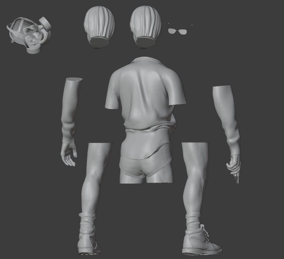 Walter White Breaking Bad Diorama 3D print model_11