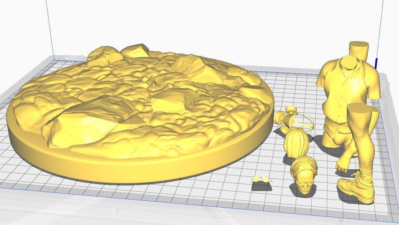 Walter White Breaking Bad Diorama 3D print model_13