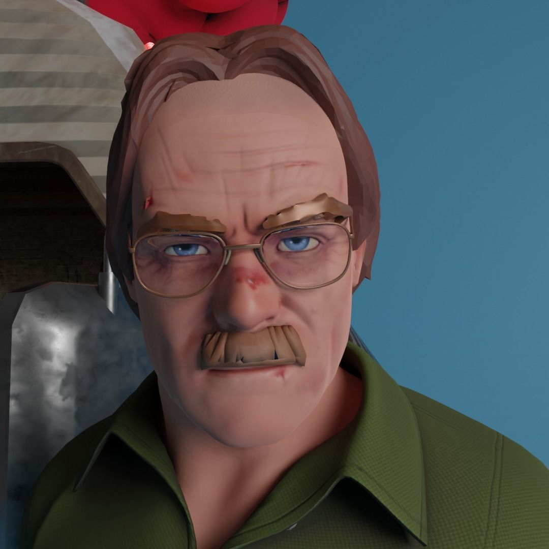 Walter White Breaking Bad Diorama 3D print model_19