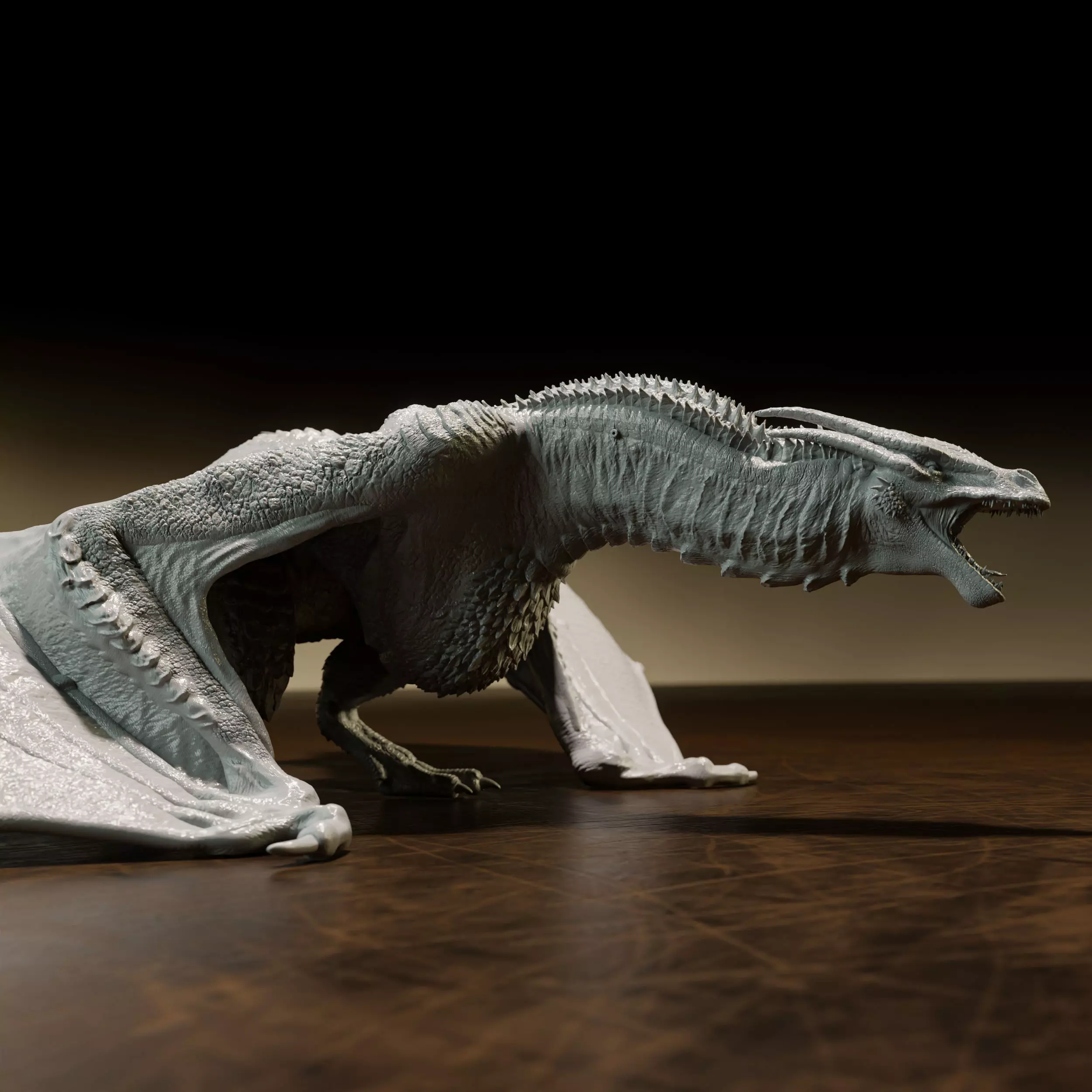 Syrax dragon fan art - pre supported - FREE model Free 3D print model