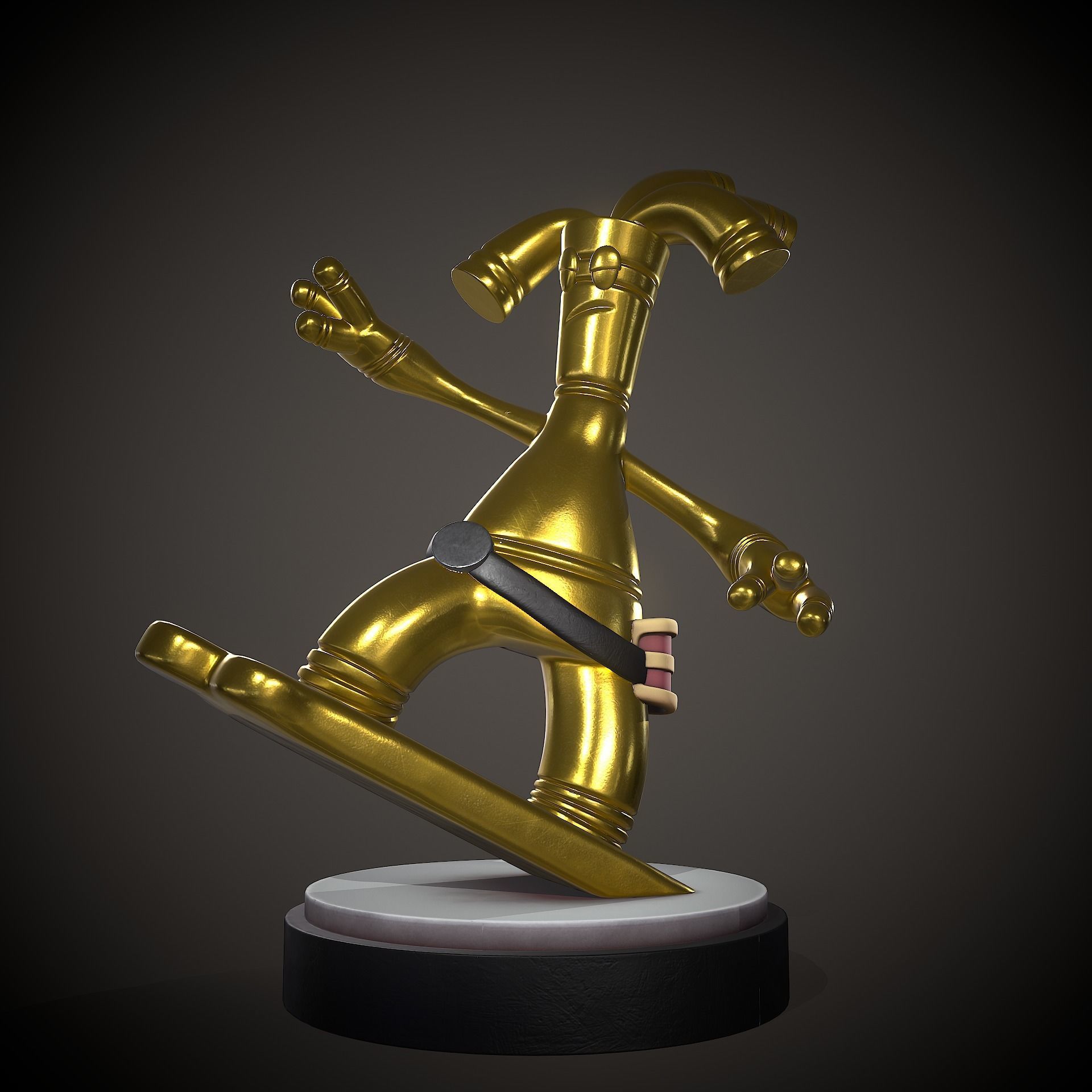 GHOLDENGO STL - POKEMON SCARLET POKEMON VIOLET 3D print model_2