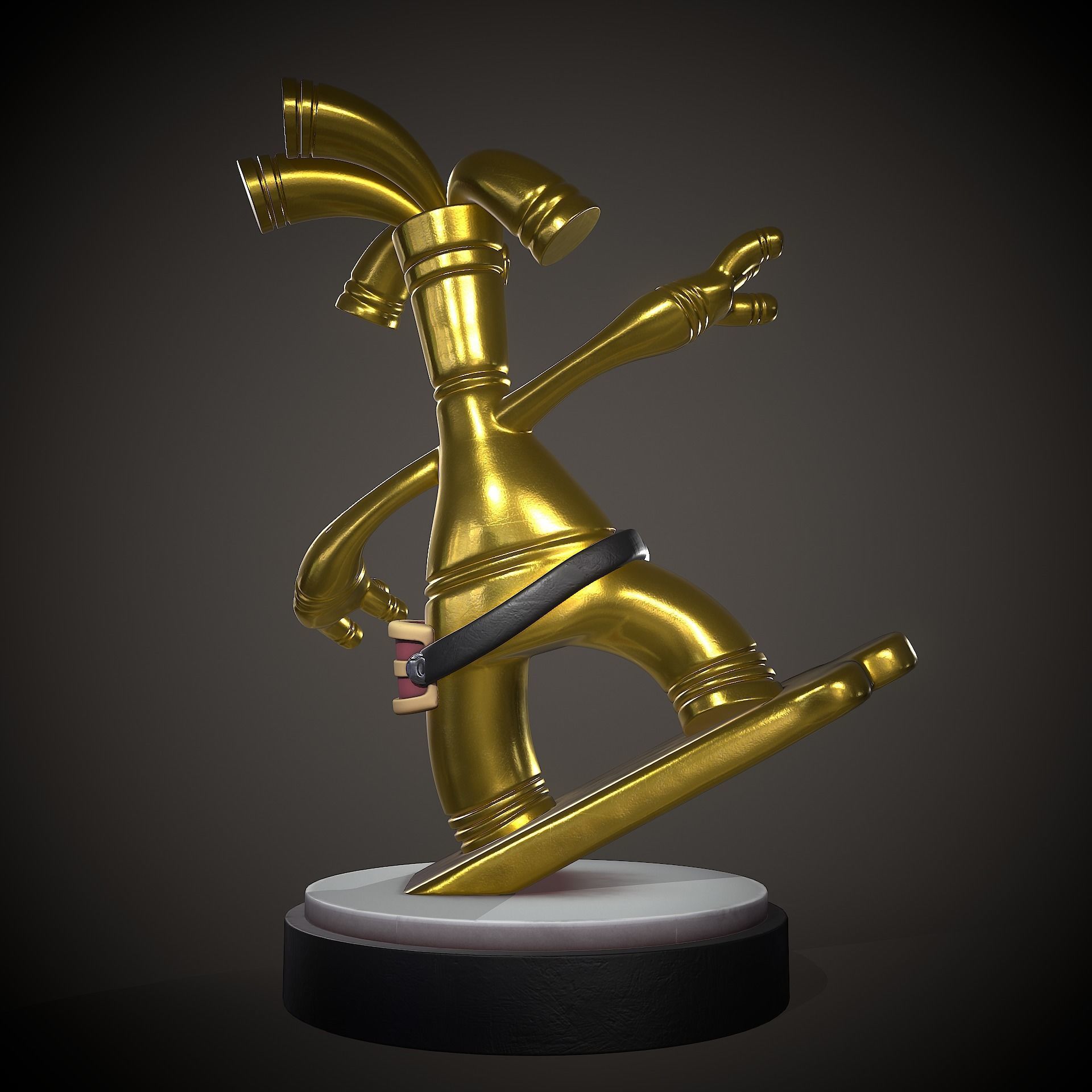 GHOLDENGO STL - POKEMON SCARLET POKEMON VIOLET 3D print model_3