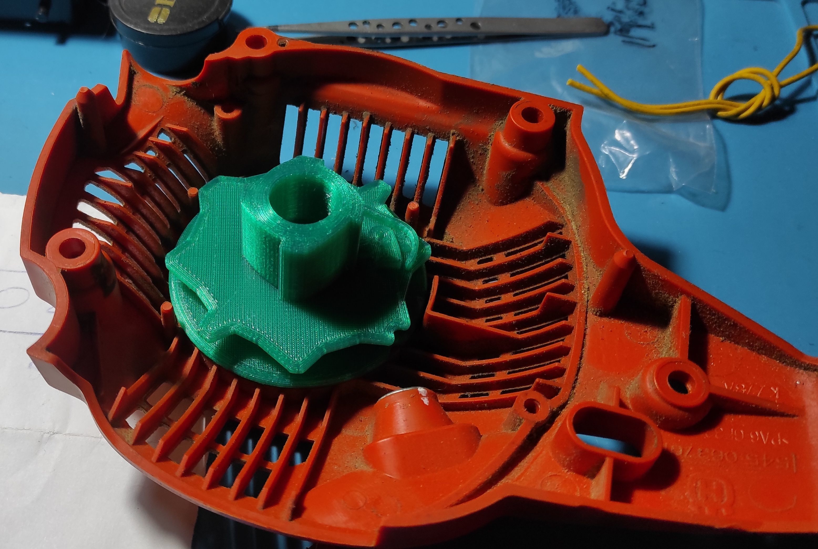 The coil starter for Husqvarna 236 3D print model_12