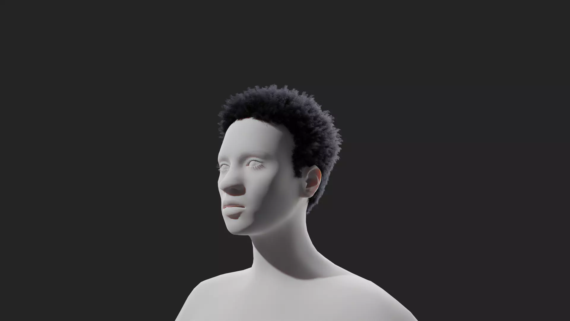 Miles Hair v2  3D model_0