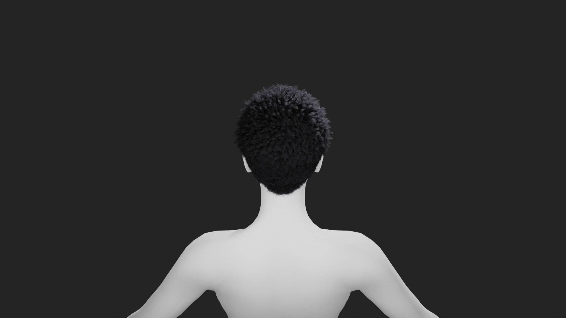 Miles Hair v2  3D model_8