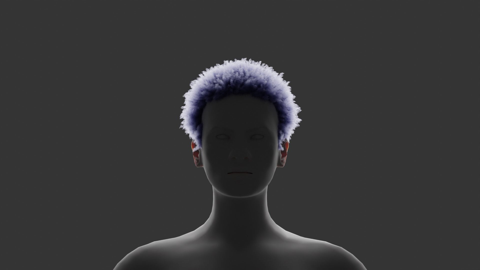 Miles Hair v2  3D model_5
