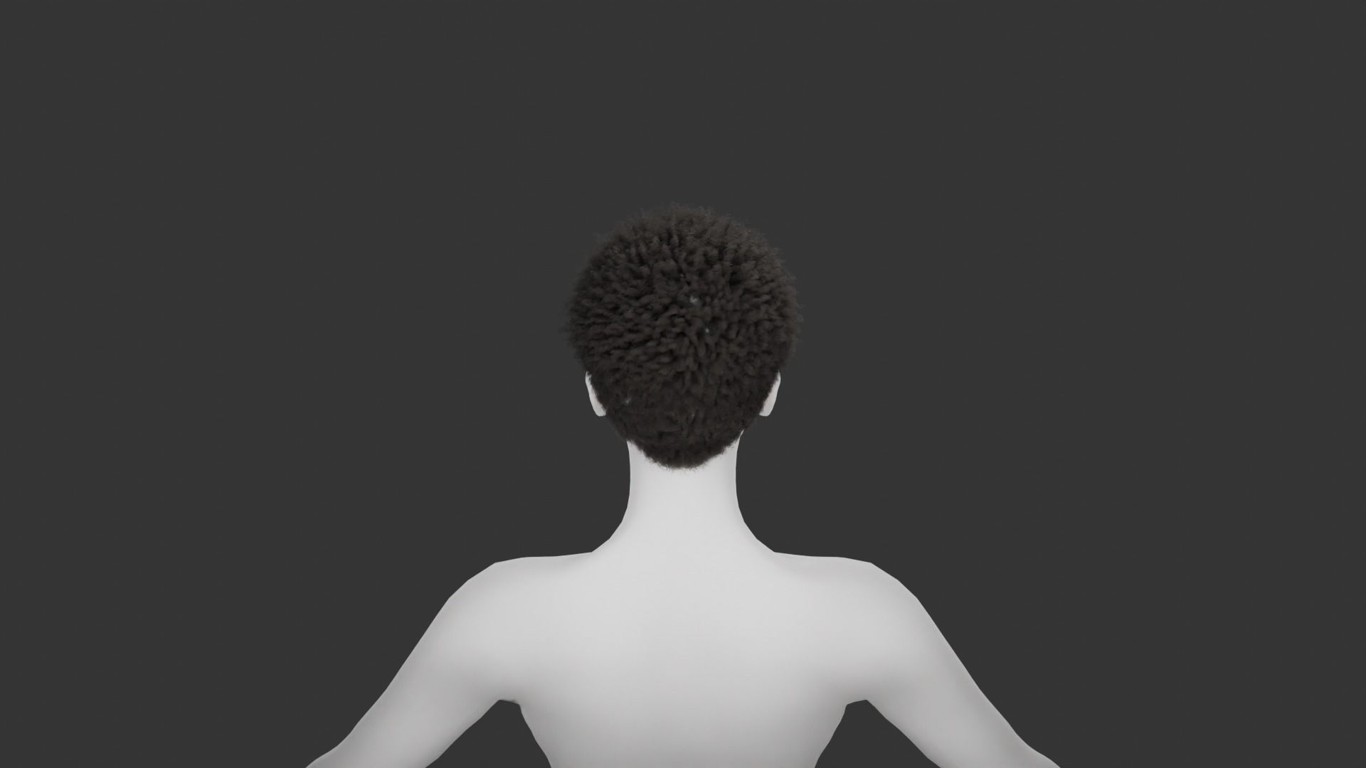 Miles Hair v2  3D model_9