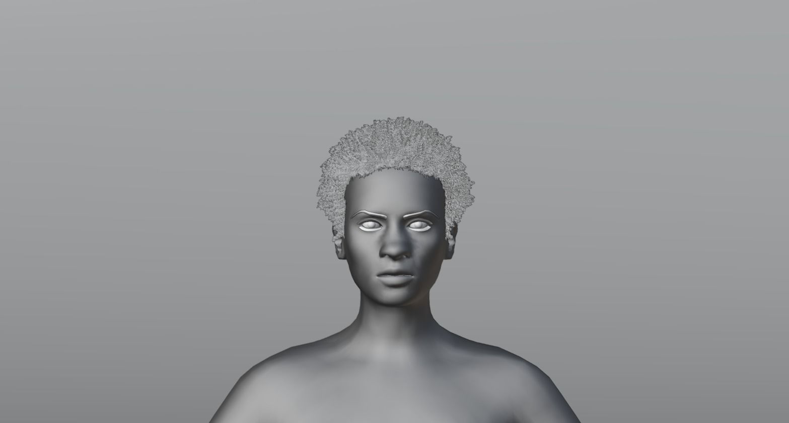 Miles Hair v2  3D model_14