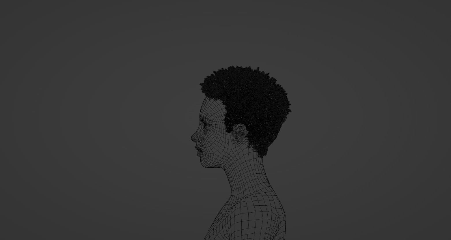 Miles Hair v2  3D model_19