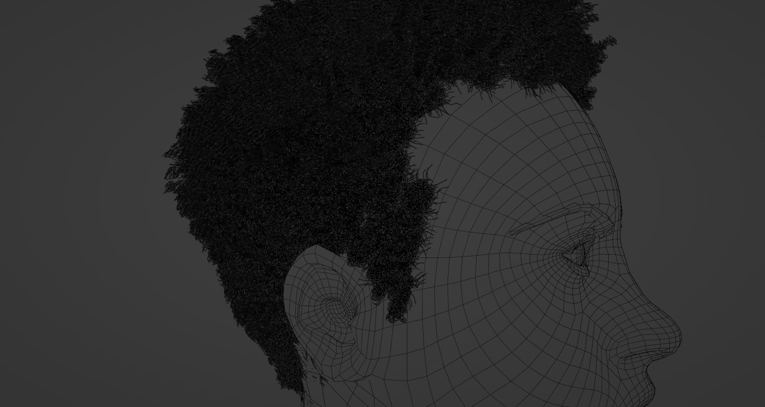Miles Hair v2  3D model_27