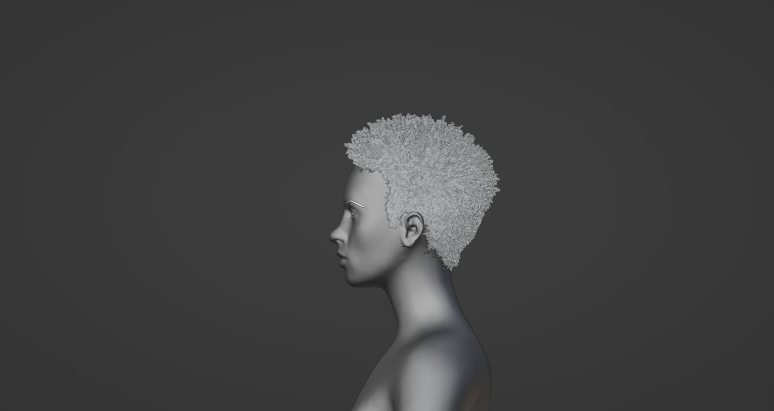 Miles Hair v2  3D model_18